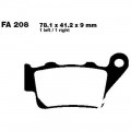 EBC Brakes EPFA Sintered Fast Street and Trackday Pads Rear - EPFA208HH EBC Brakes EPFA Sintered Fast Street and Trackday Pads Rear - EPFA208HH